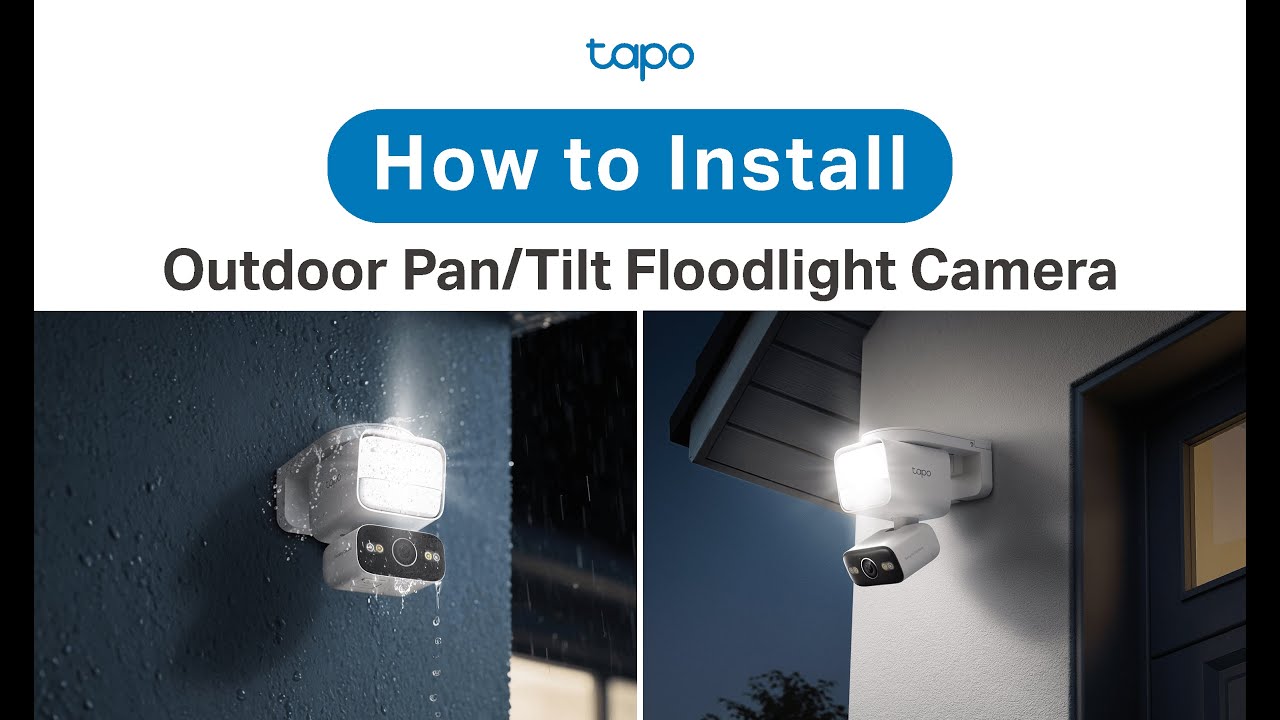 How to Install Outdoor Pan/Tilt Security Floodlight Camera (Tapo C710) | TP-Link