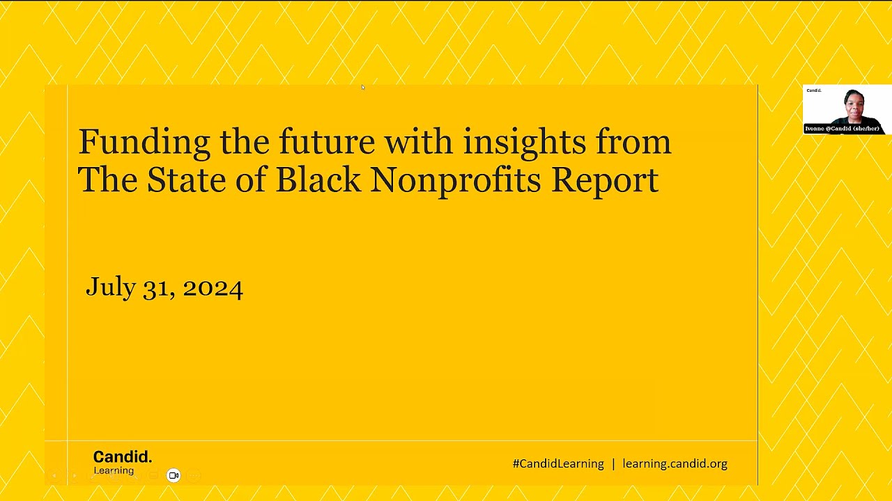 Funding the future with insights from The State of Black Nonprofits Report