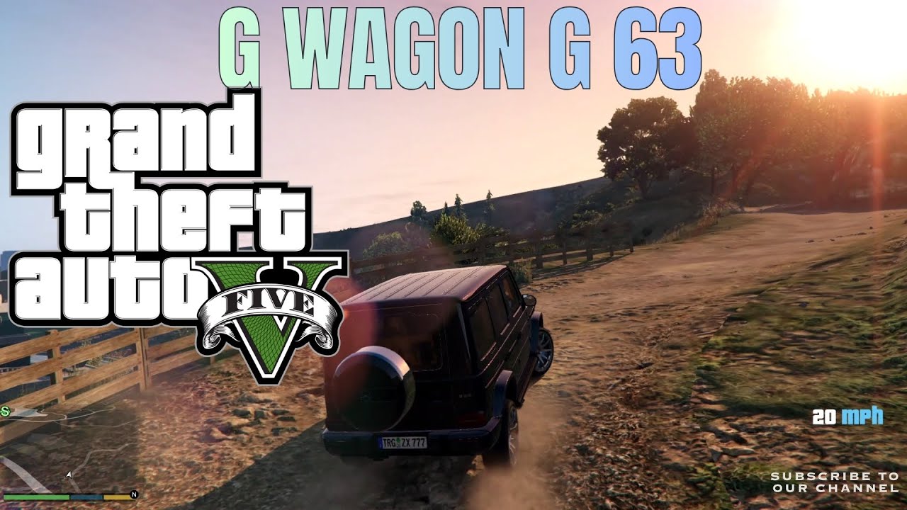 GTA 5 GAMEPLAY, MERCEDES G-WAGON G63 AMG, OFF ROADING & EXTREME SPEED