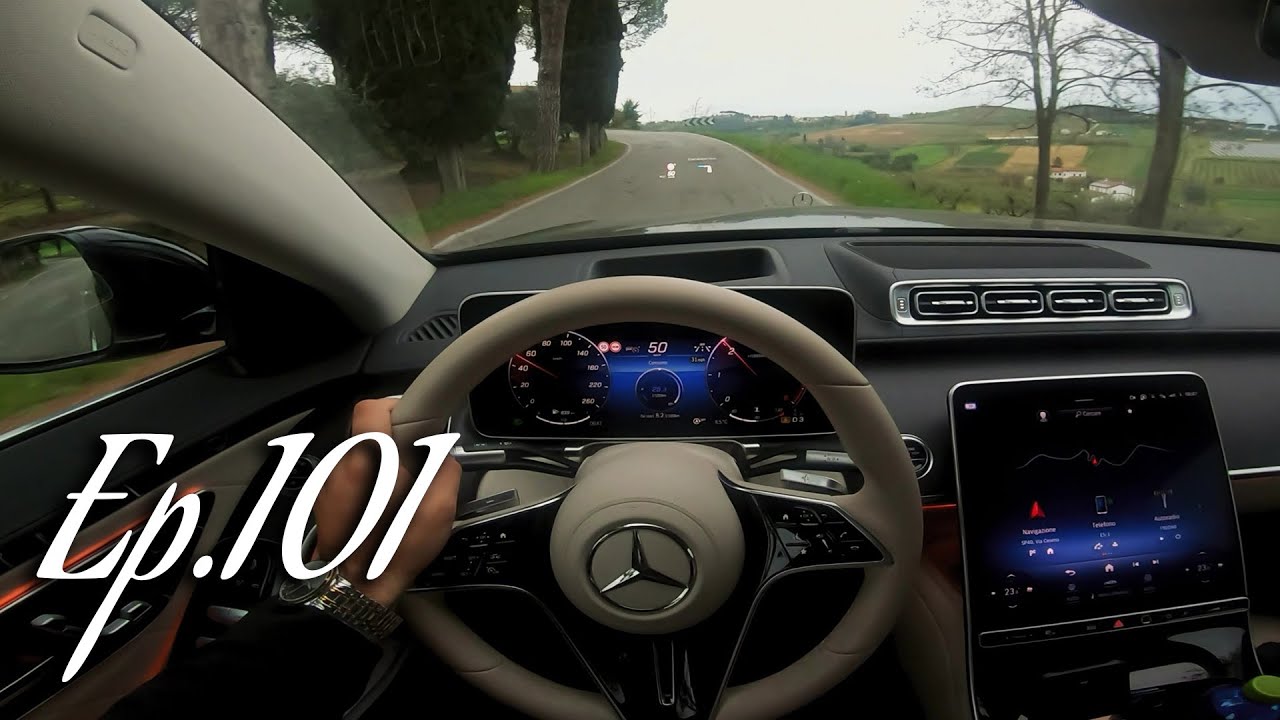 GoPro | Cloudy morning | W223 Mercedes-Benz S-Class S350d | Pov Driving - Ep.101
