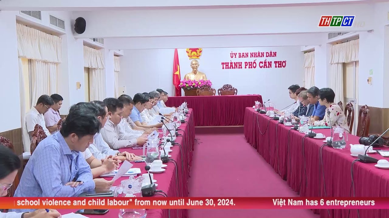 Leaders of Cần Thơ city worked with the French development agency| Cần Thơ News