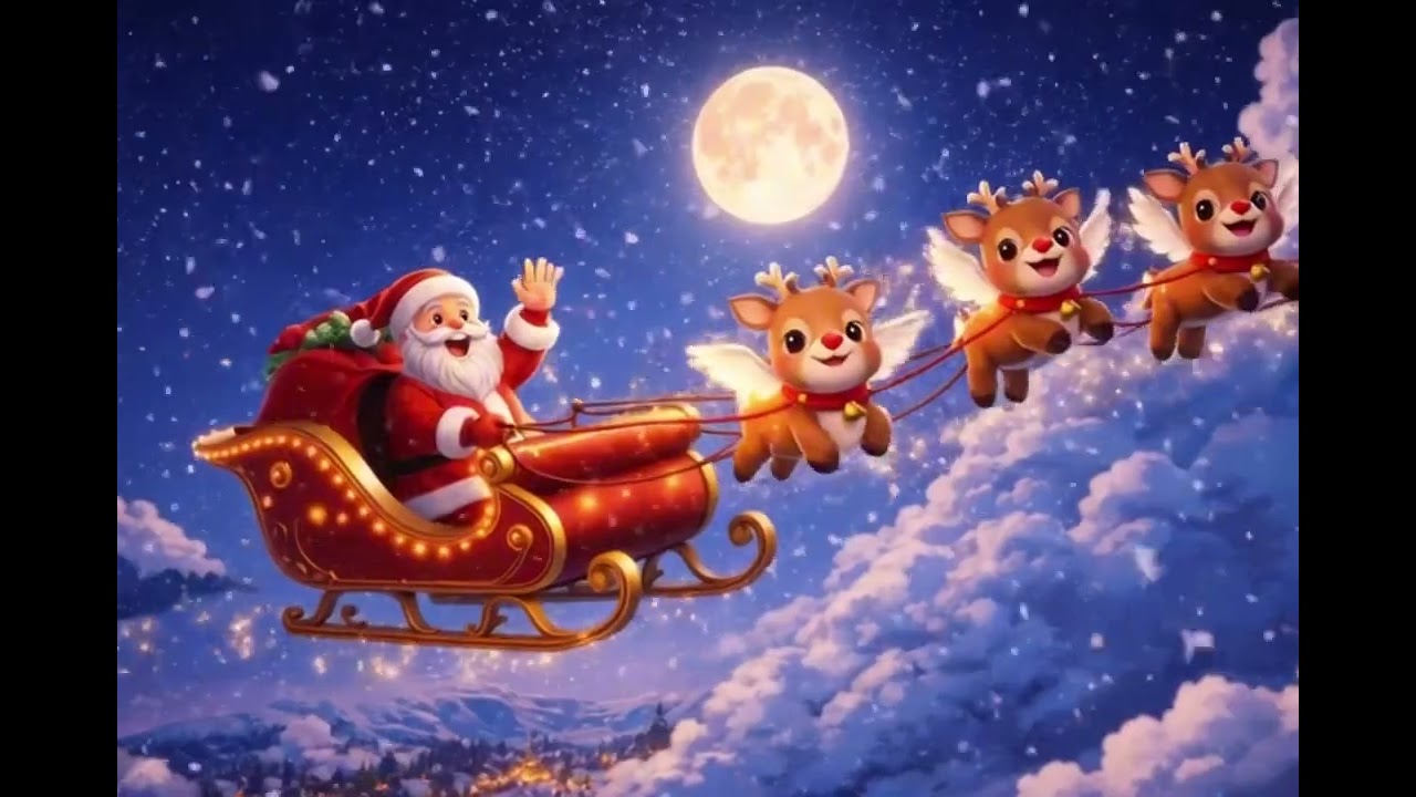 🎅 Ông Già Noel Cưỡi Tuần Lộc 🎄 | Bài Hát Noel Thiếu Nhi Vui Nhộn