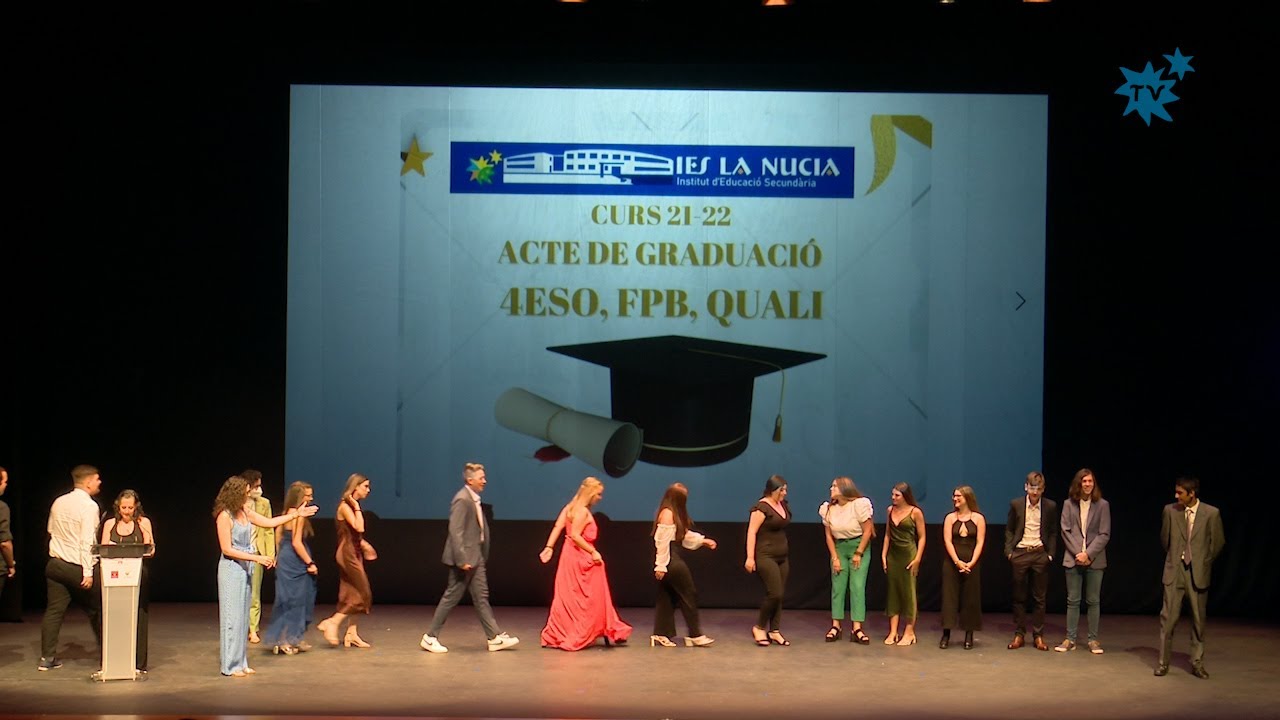 Las Orlas de ESO y Bachiller del Instituto se realizaron en l’Auditori