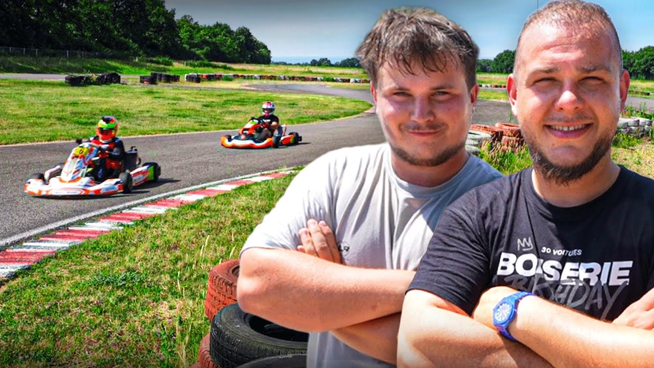 J'AFFRONTE LABOISERIE EN KARTING ! (Il est choqué)