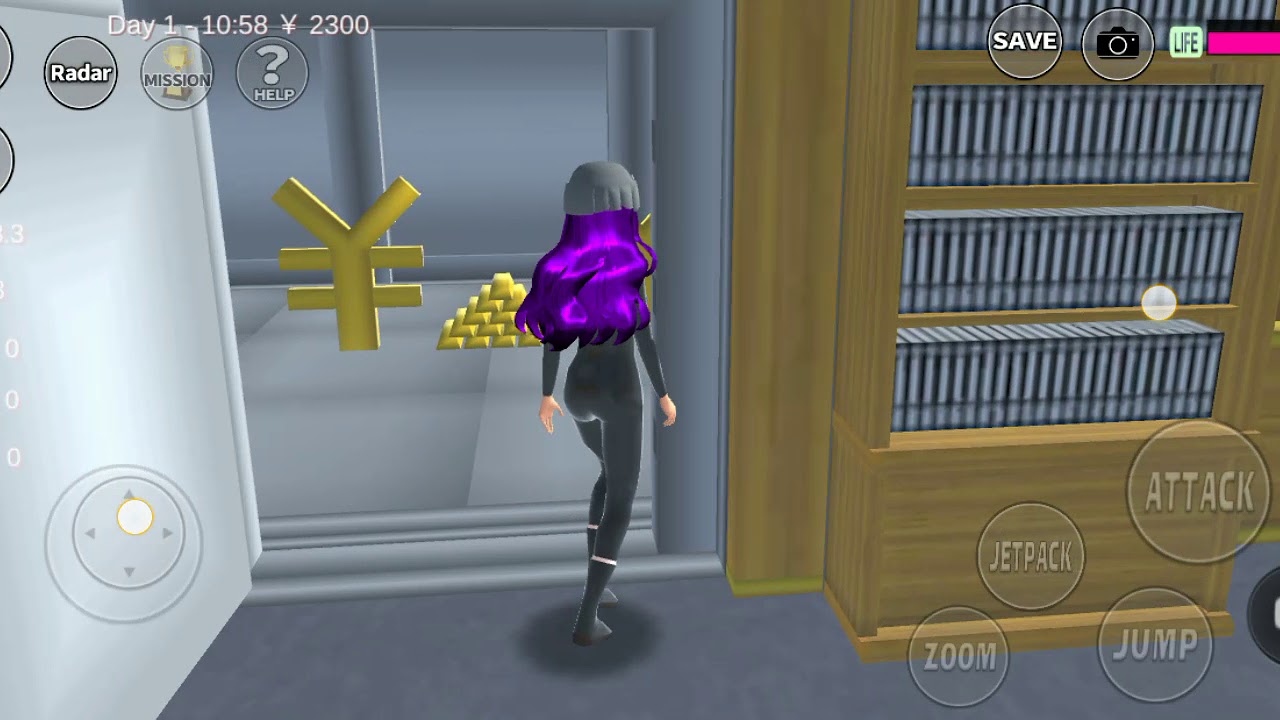 Robbery in Sakura school simulator is life!💕✨