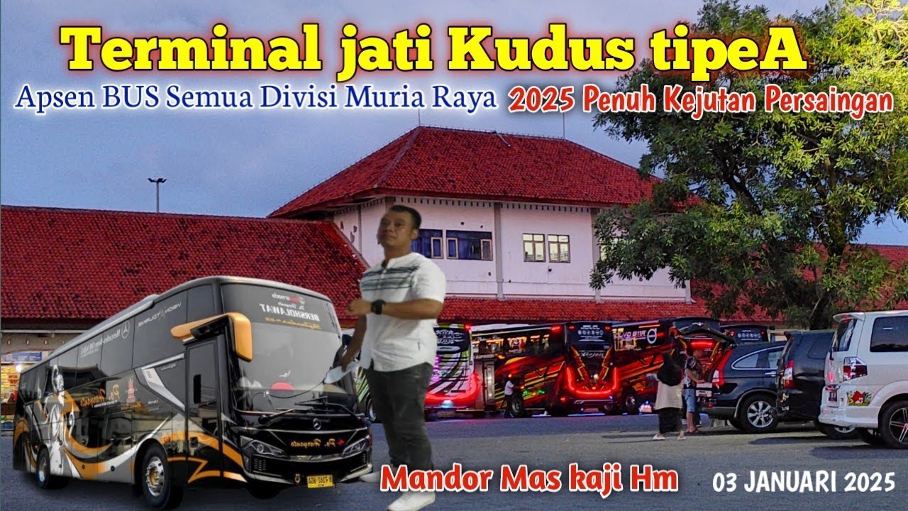 PO HARYANTO MASIH MENDOMINASI.APBSEN BUS TERMINAL JATI KUDUS 2025.#muriaraya