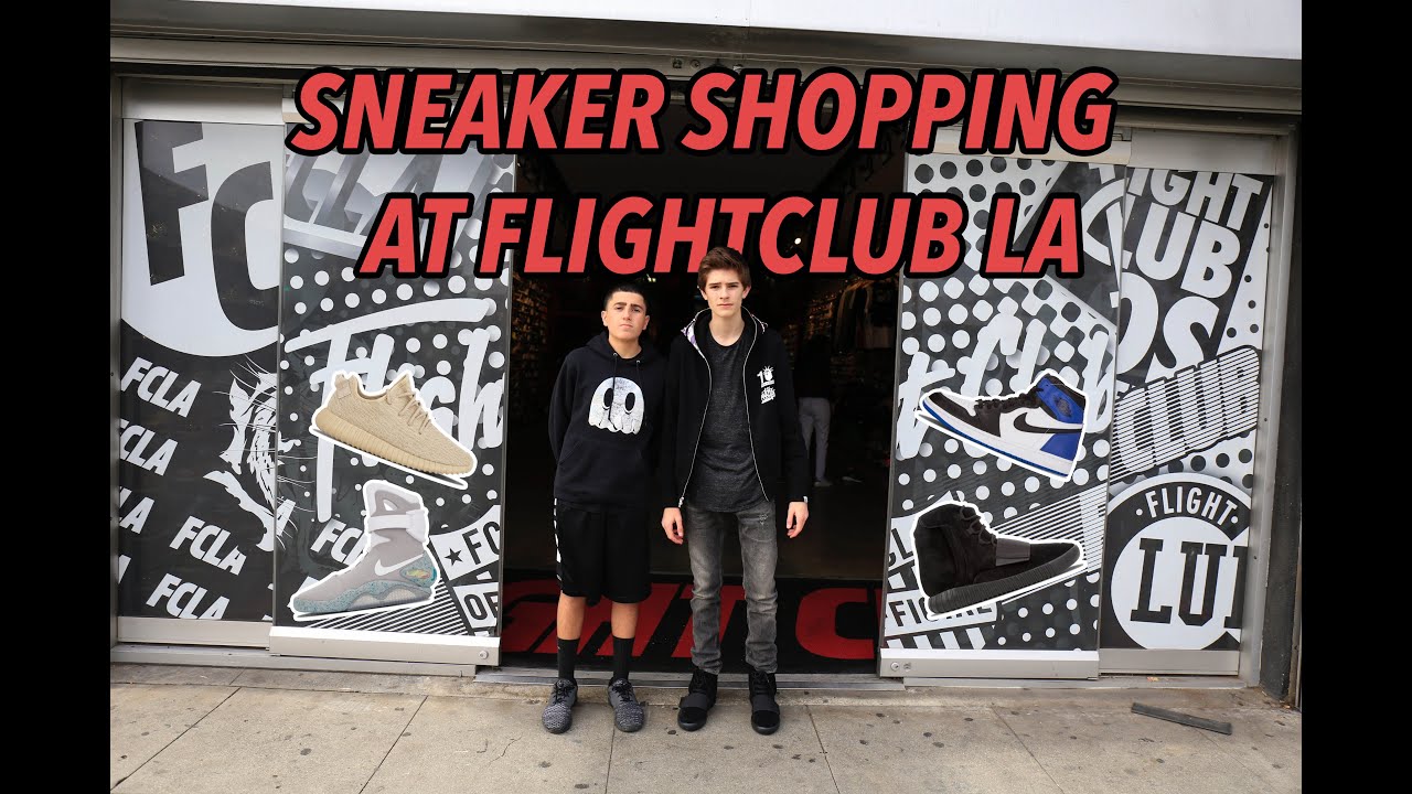 STORE TOUR OF FLIGHTCLUB LA!