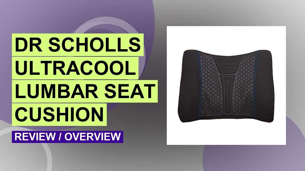 Dr. Scholl's UltraCool Lumbar Seat Cushion Review: Comfort & Cooling Tested!