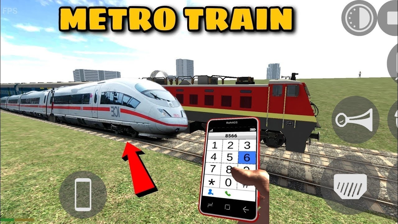 # Indian bike 3D mobile se Kaise train chalaye# mobile se Kaise train control Karen😱😱