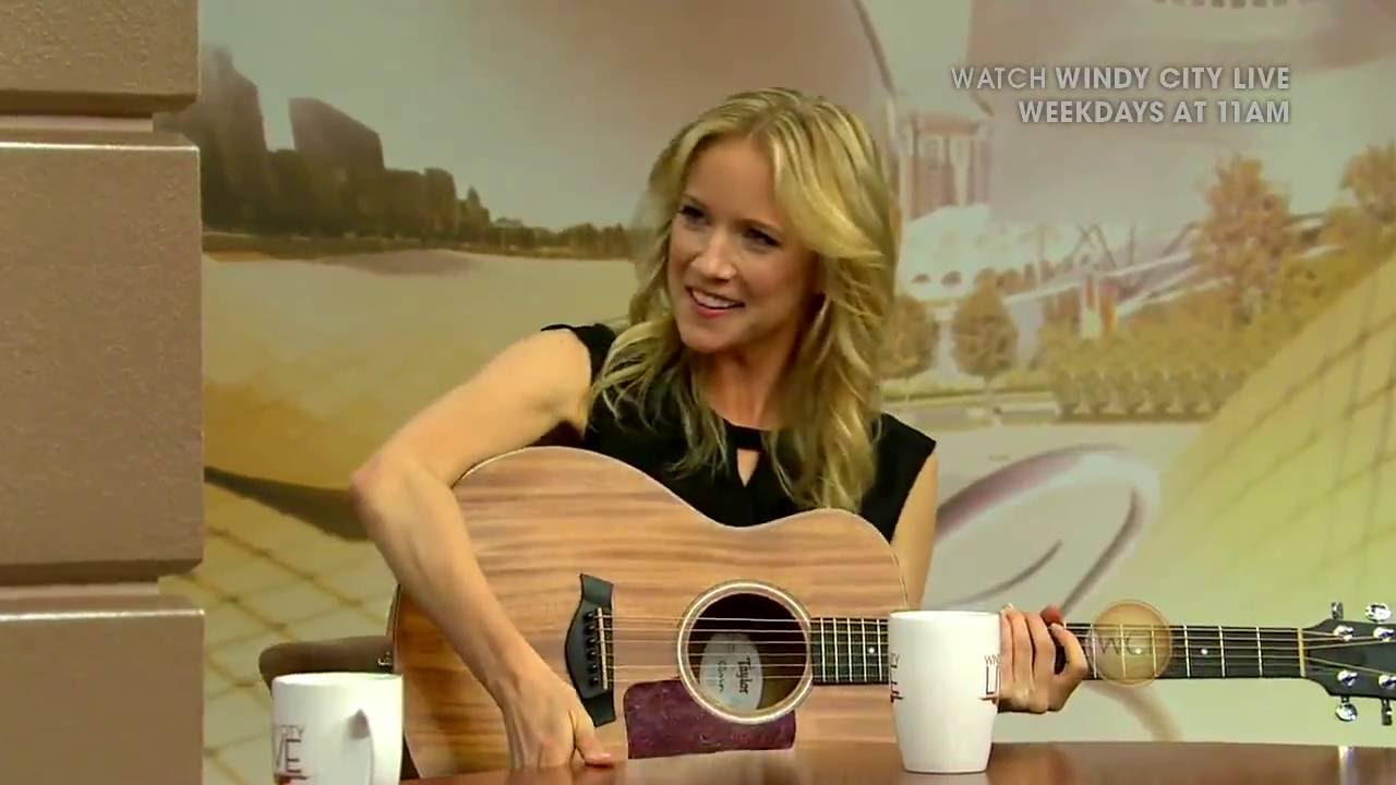 Jessy Schram singing on Windy City Live