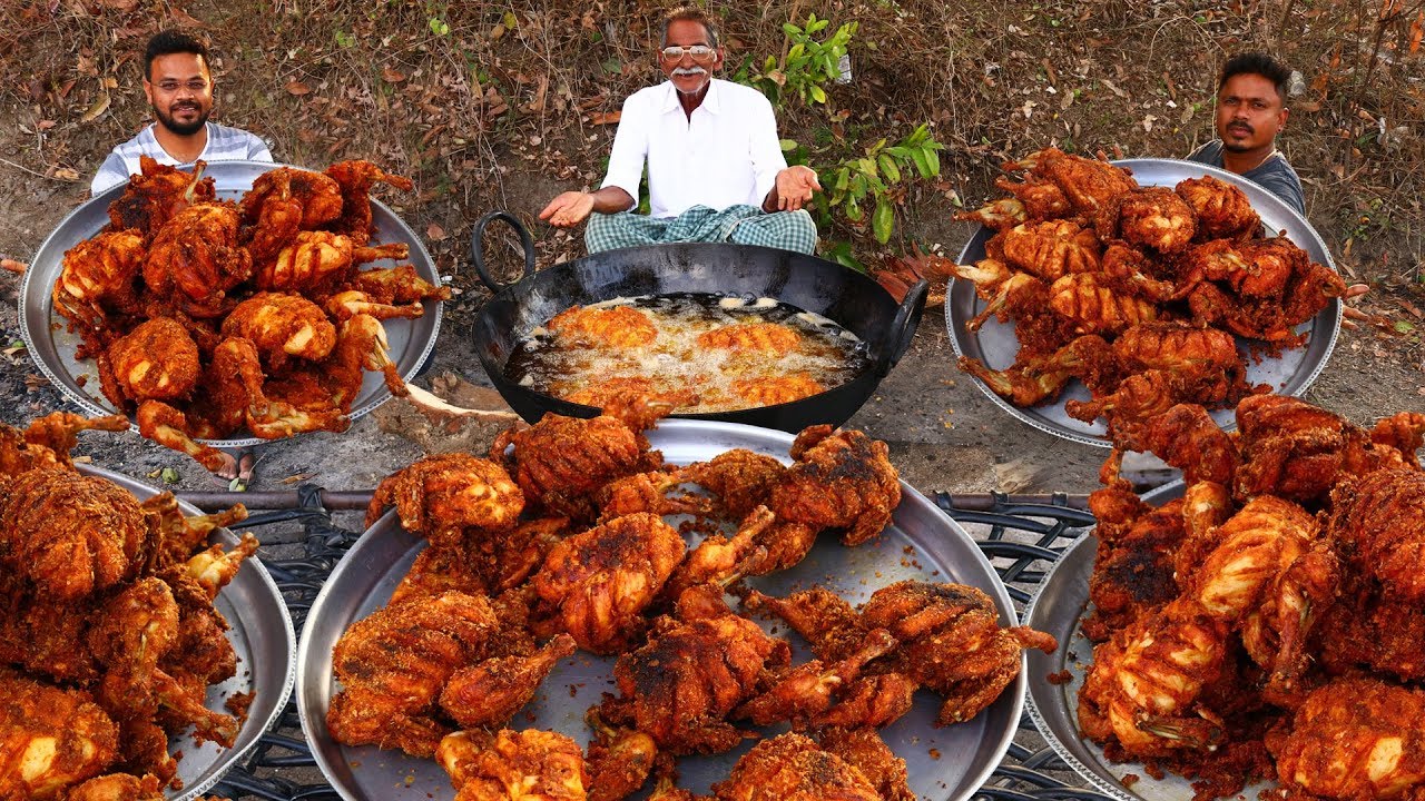WHOLE KFC CHICKEN | KFC FULL CHICKEN RECIPE | GRANDPA KITCHEN