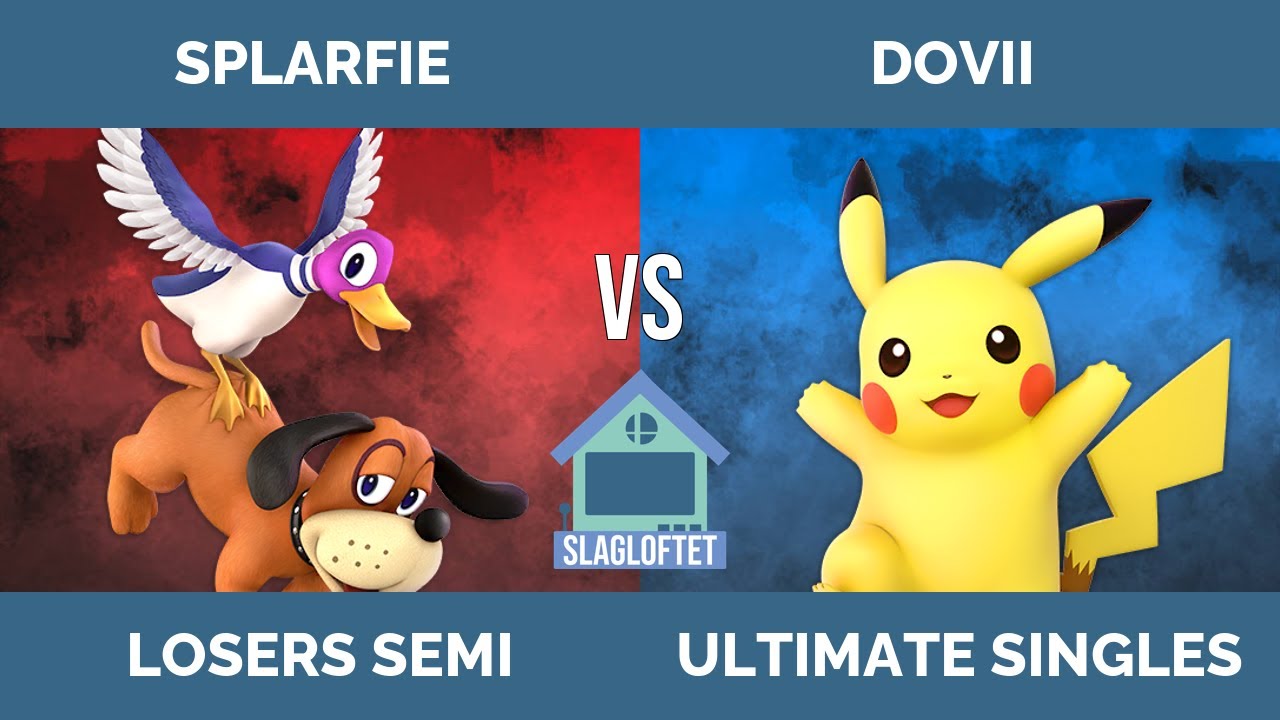 Slagloftet #21: SSBU – Losers Semi — Splarfie (Duck Hunt) vs Dovii (Pikachu)