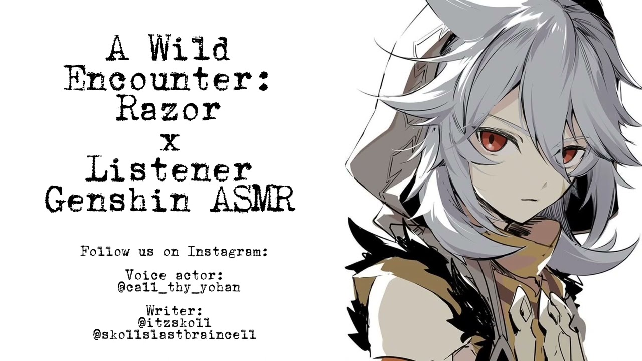 Wild Encounter: Razor x Listener ♡ Chinese Voice Impersonation (Wholesome Sweet) Genshin Impact ASMR