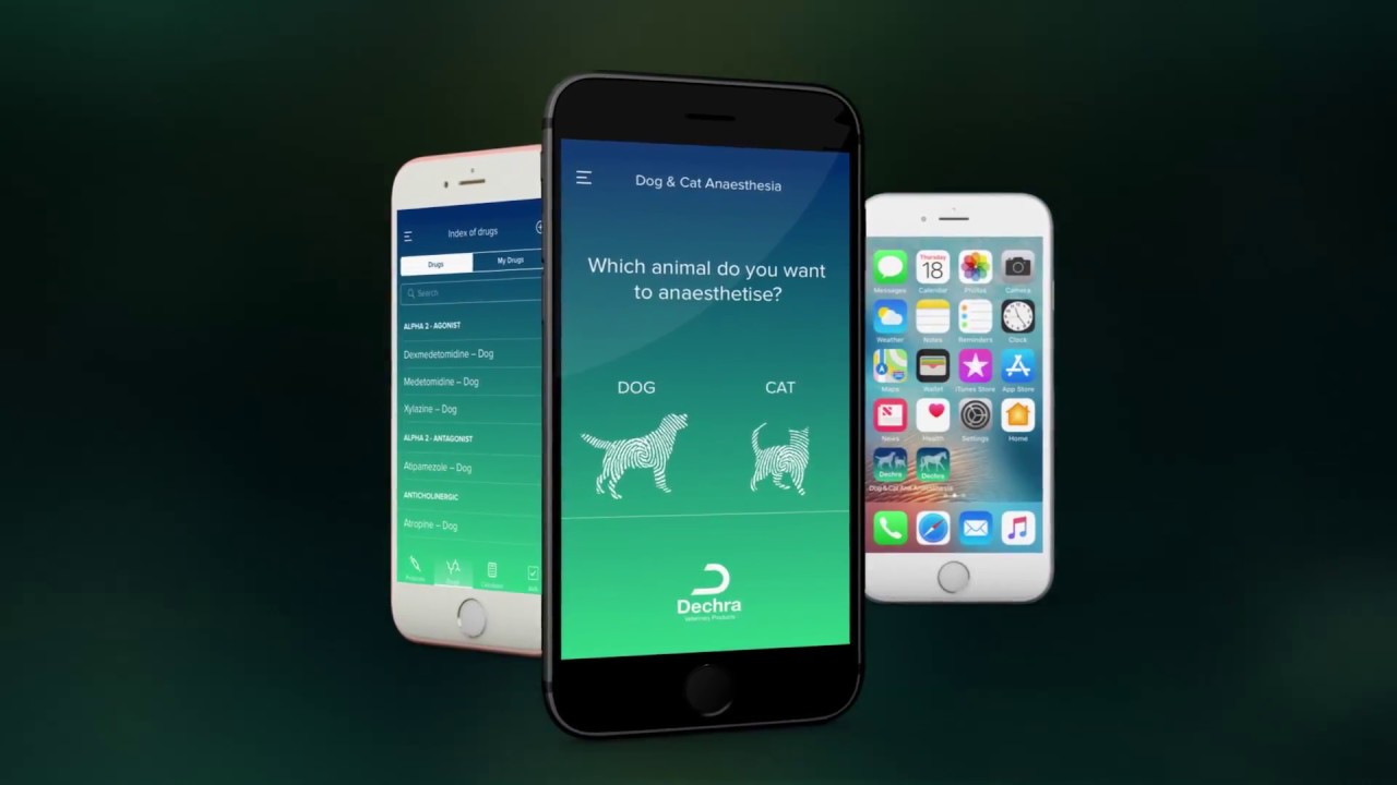How to use Dechra's Dog & Cat Anaesthesia App