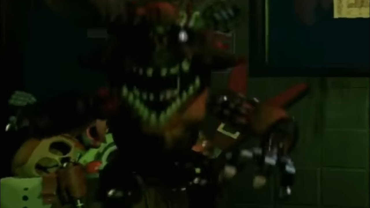 Phantom foxy made my soul jumped out of my body😭✌️(Five nights at Freddy’s 3  night 4)