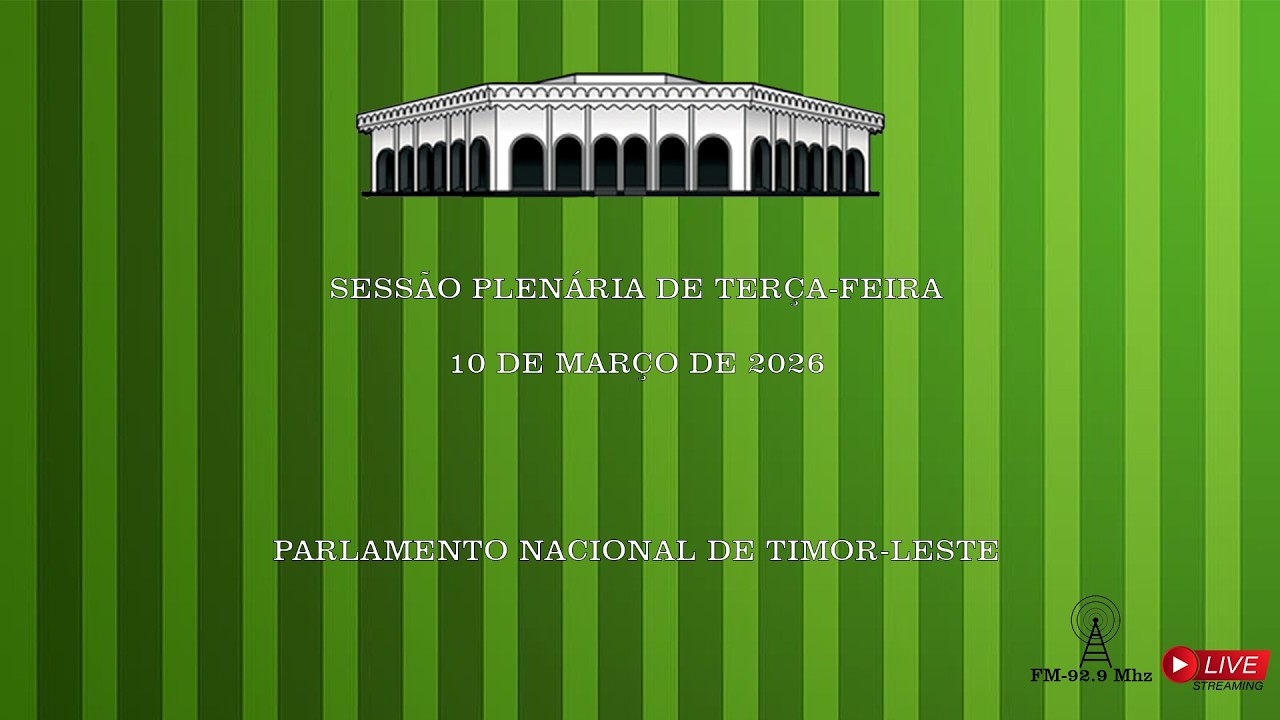 𝗥𝗘𝗨𝗡𝗜Ã𝗢 𝗣𝗟𝗘𝗡Á𝗥𝗜𝗔 DE TERÇA-FEIRA DIA 10 DE MARÇO DE 2026