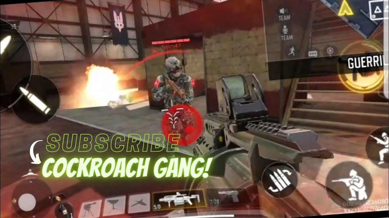 COD 1 X 1 🪓 | Room With Friend 😱 | Used Shot Gun #cod #cockroach #callofduty #shortgun #mobileplay