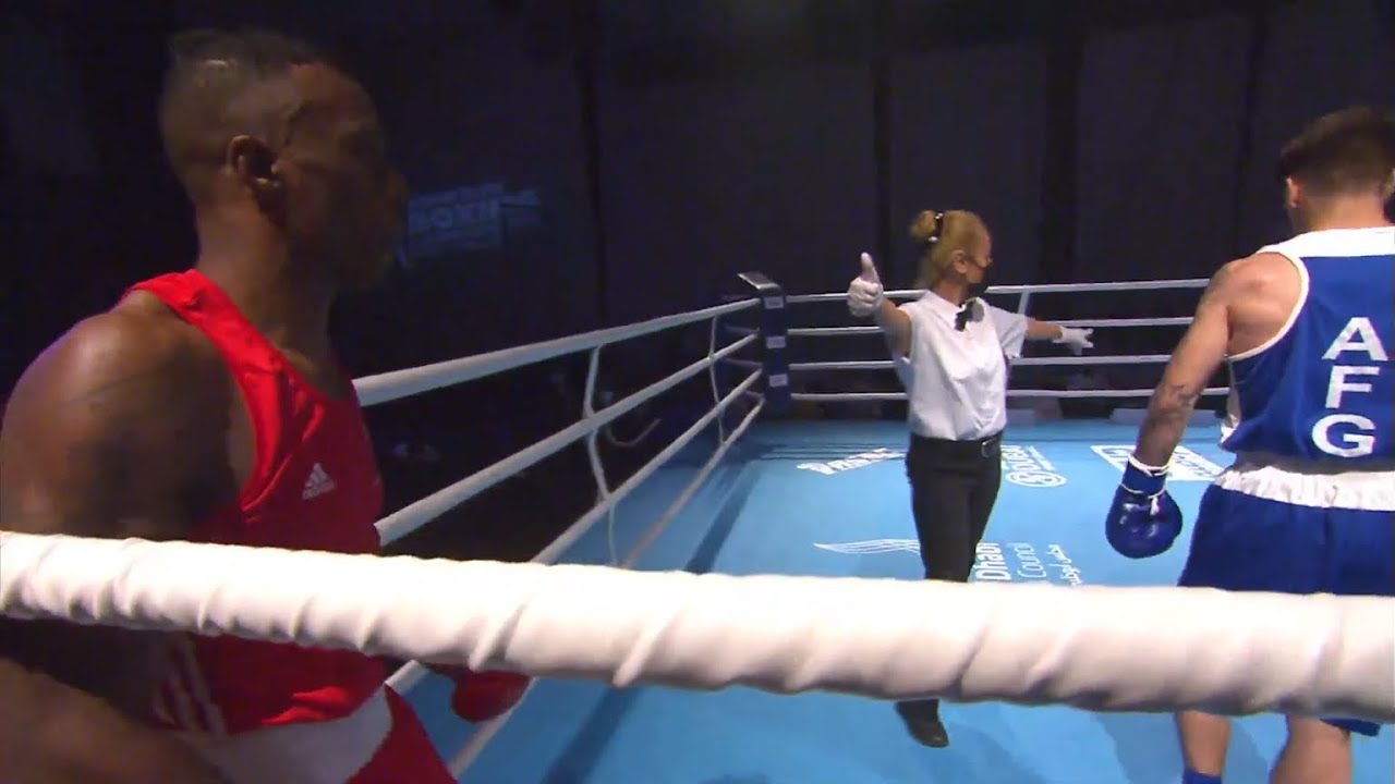2021 ASBC Day 1 (64kg) BRN vs AFG | Asian Elite Men and Women Boxing Championships Delhi-Dubai