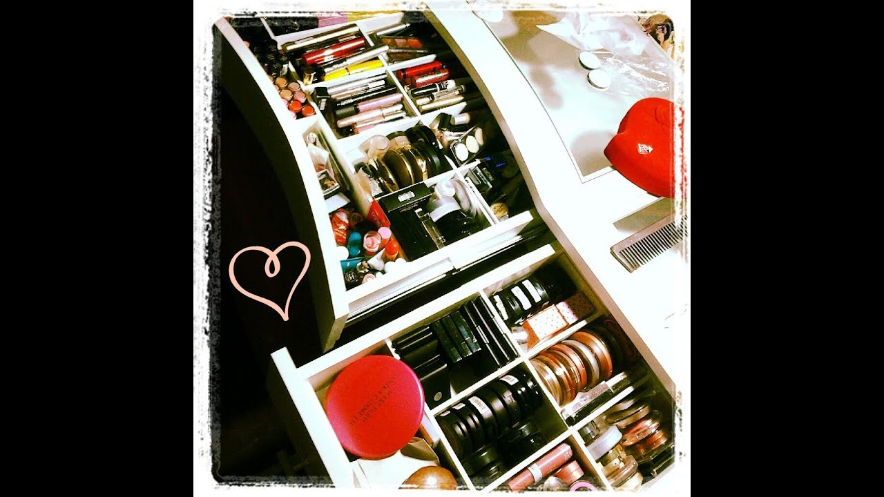 MEU CANTINHO DE MAQUIAGEM 2012_MINHA PENTEADEIRA_My Makeup Collection and Storage