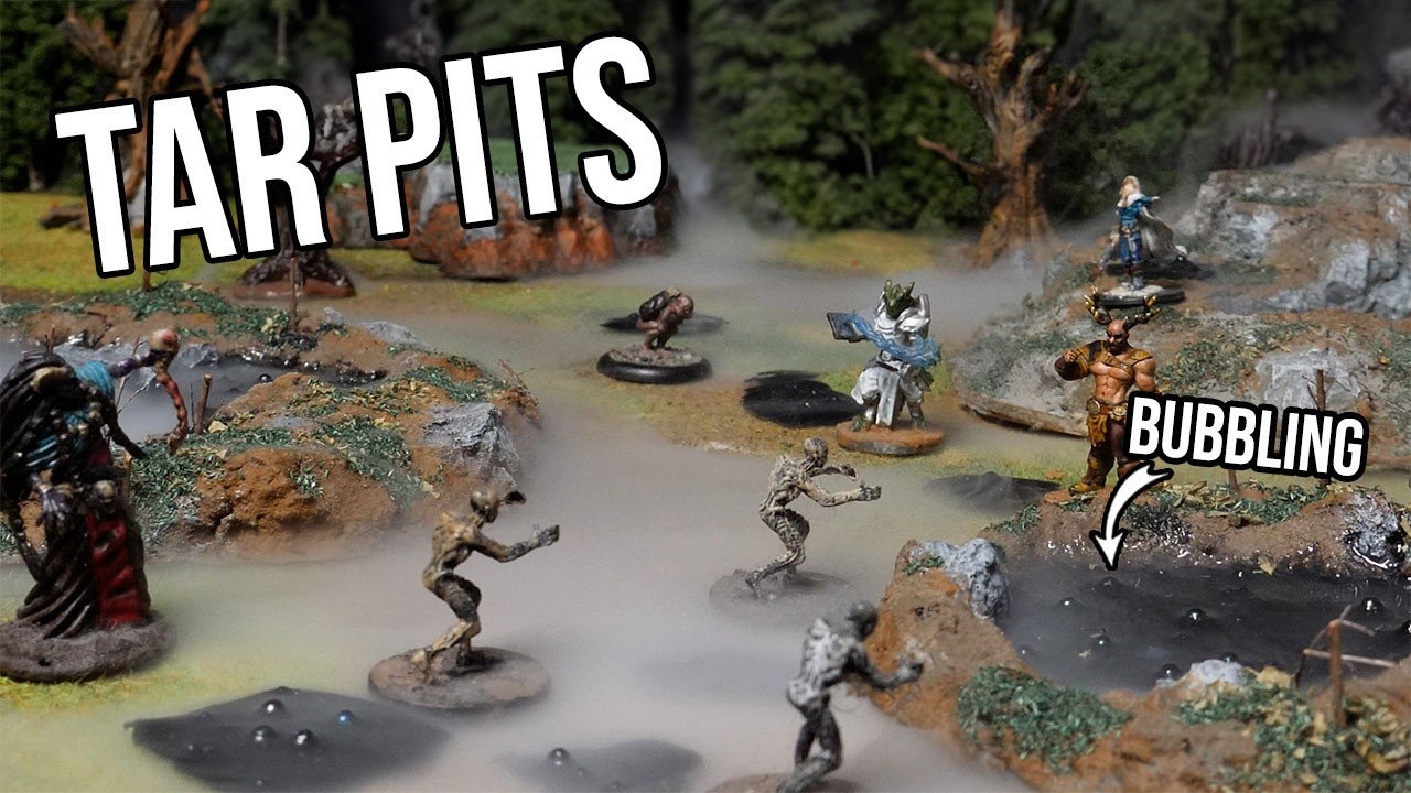 Making TOXIC TAR PITS - Scatter Terrain