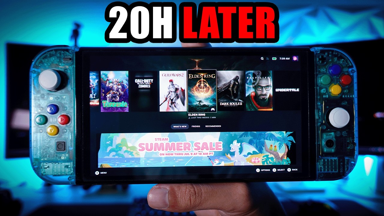 Я превратил свою Nintendo Switch в Steam Deck