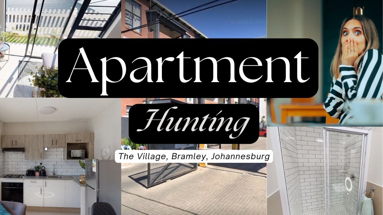 APARTMENT HUNTING in Johannesburg (Bramley) // 2 Options with rent prices + costs