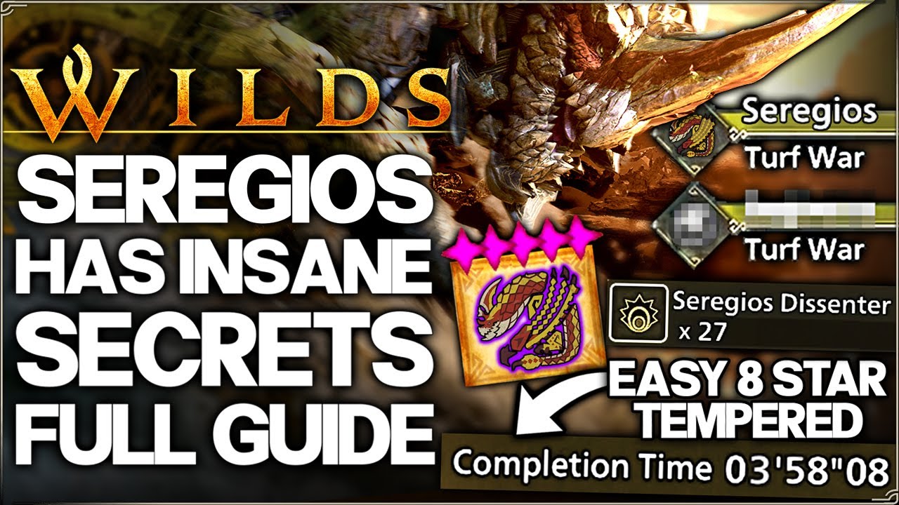 Monster Hunter Wilds - Seregios is Actually RIDICULOUS - Easy Hunt Guide, ALL Insane Secrets & More!