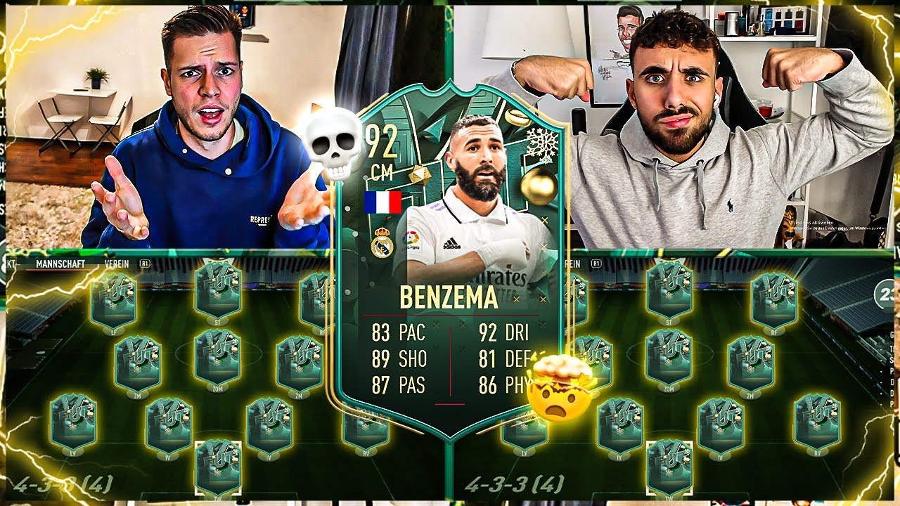 FIFA 23: BENZEMA WINTER WILDCARD SBB vs WAKEZ Cousin!! 🔥🔥Squad&nbsp;Builder&nbsp;Battle