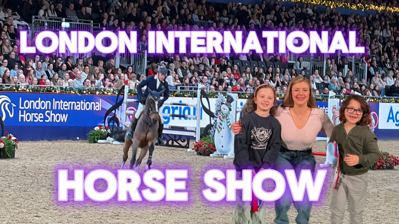 🎁LONDON INTERNATIONAL HORSE SHOW🎁 WE MEET MEG ELPHICK🎁