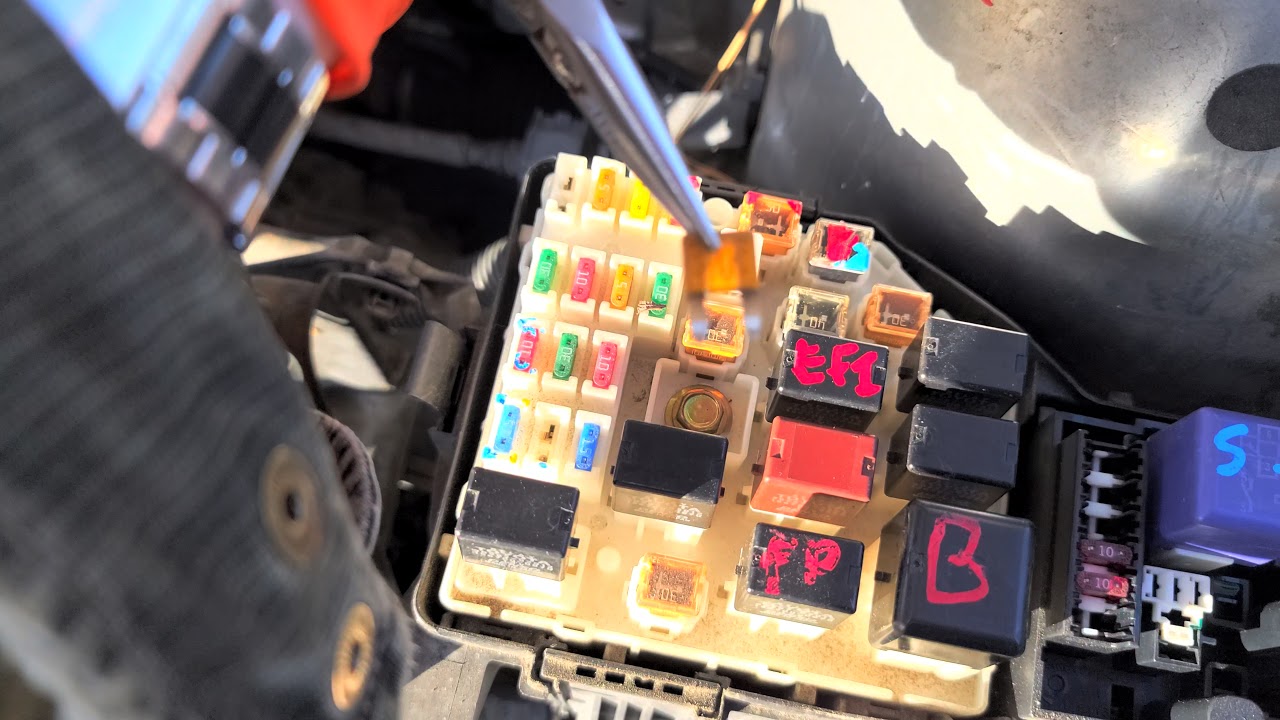 2003 Toyota RAV4 AC Fuses & Relay