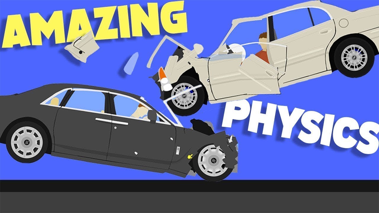 Compilation Car Crashes Algodoo Moments #1
