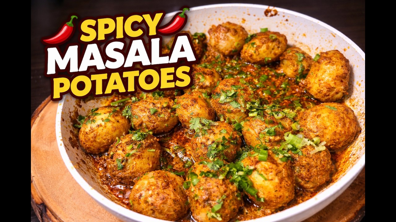 Creamy Buttery Baby Potato Masala | Rich & Flavorful Curry 🥔