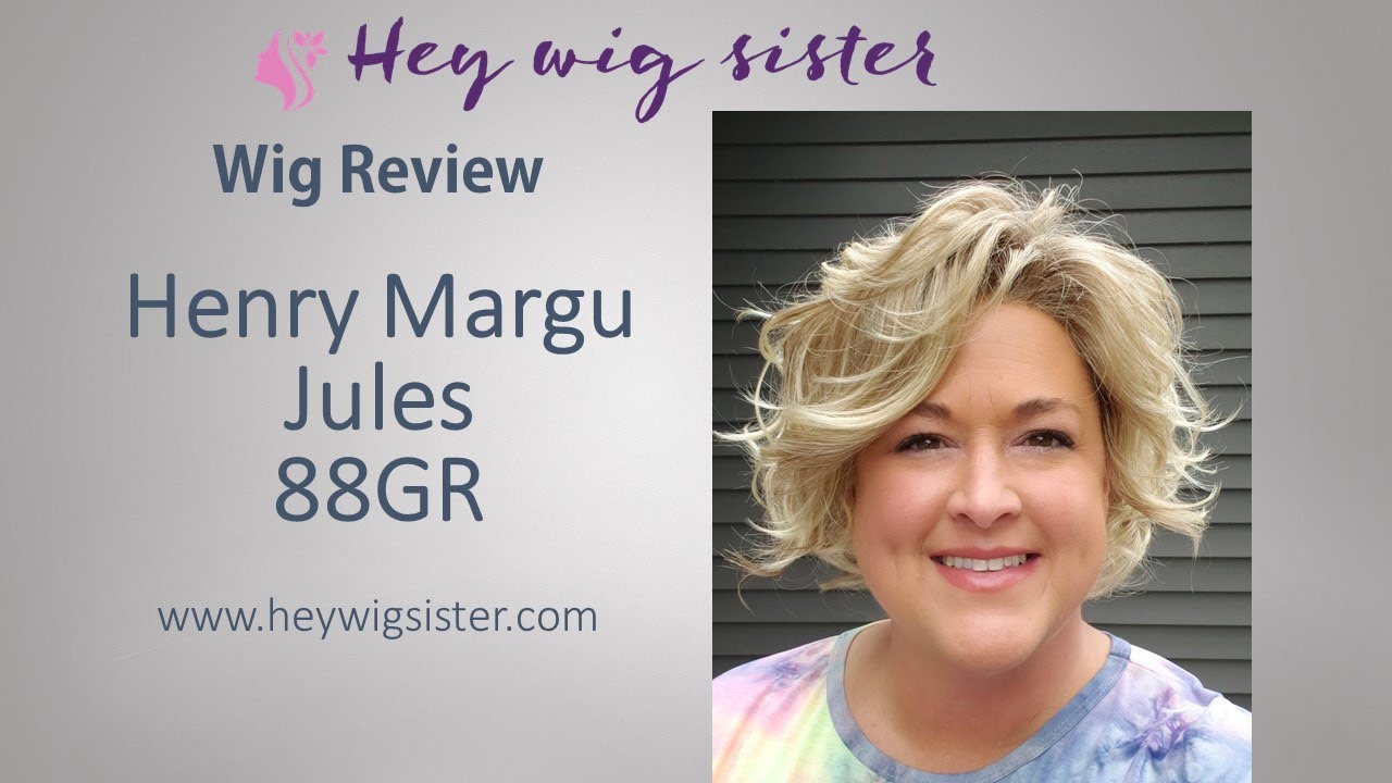 Henry Margu Jules in the color 88GR - WIG REVIEW! Short, curly, lace front wig