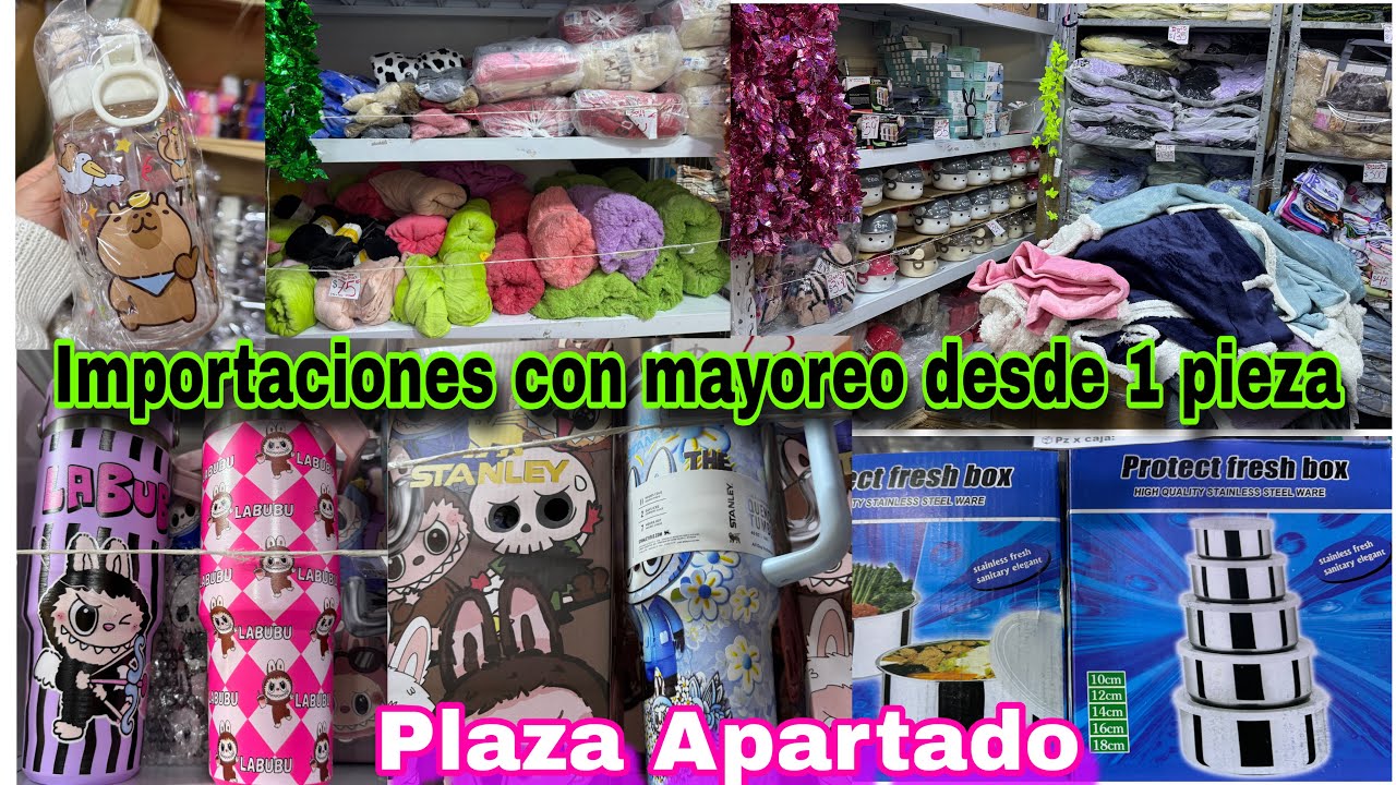 Mercancía mayoreo desde 1 pieza PLAZA APARTADO CENTRO CDMX Importaciones Jacki Ya