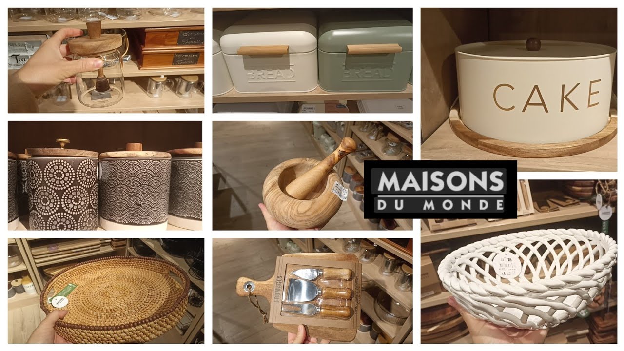 MAISONS DU MONDE NOUVEAUTÉS LA VAISSELLE ET ACCESSOIRES DE CUISINE KITCHEN 🍽️🍴🏺📦💰🏠➡️⭐