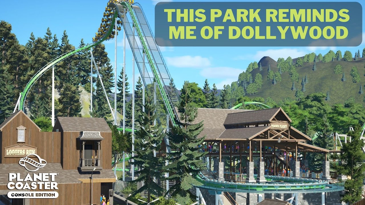 Insane Realistic Park/Park Tour/Planet Coaster (PS5)