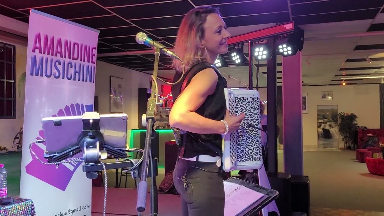 amandine MUSICHINI en 2024 au madison à Cosne d'Allier      vidéo de Lucien Gros