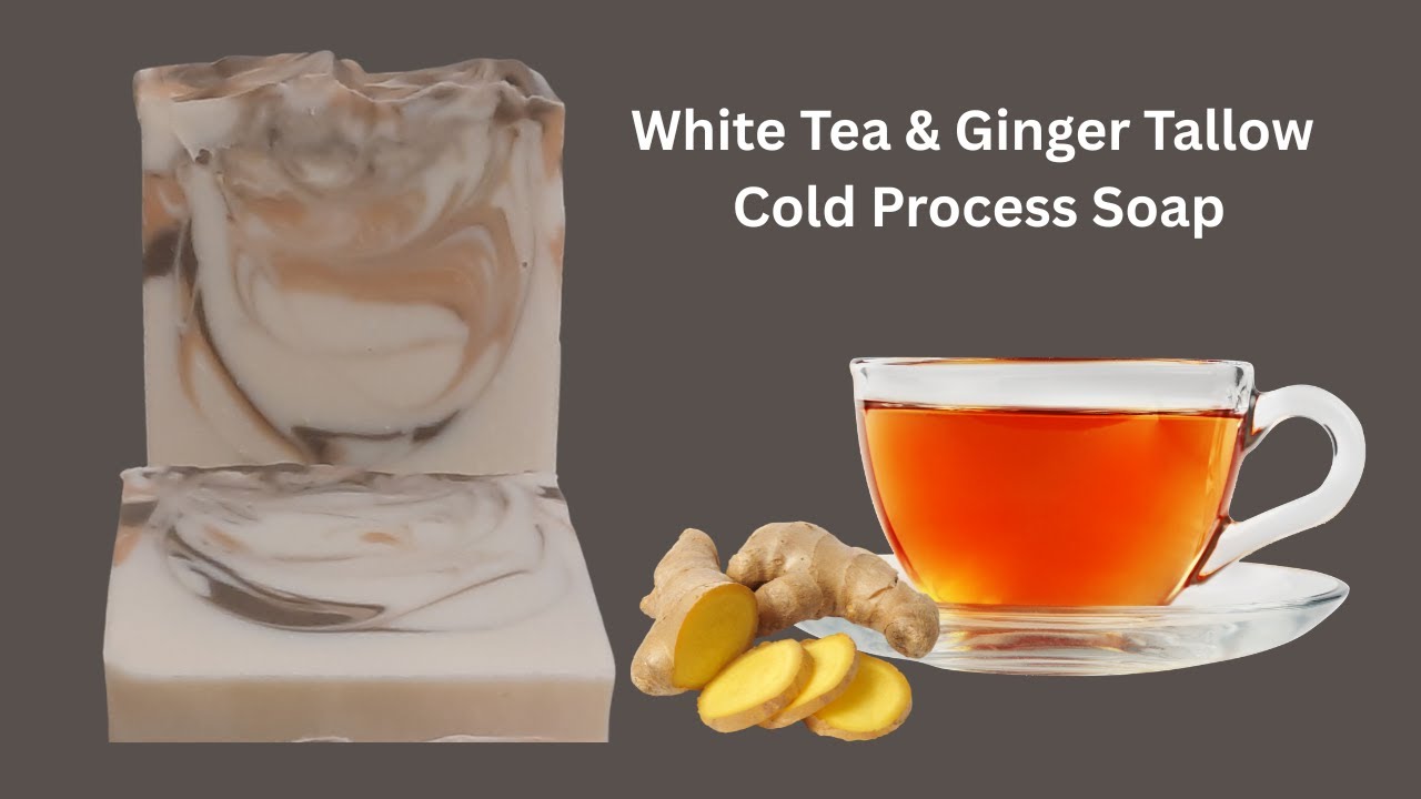 Making White Tea & Ginger Tallow Soap | Cozy Fall Collection