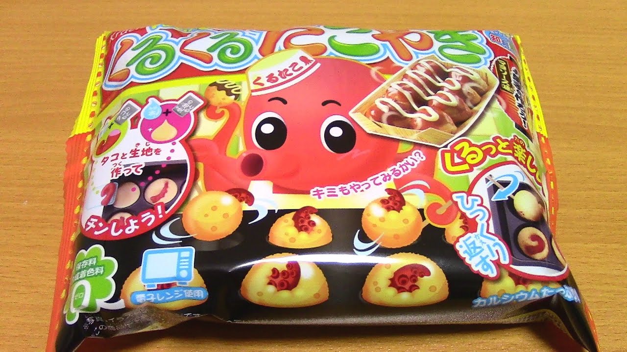 DIY CANDY! TAKOYAKI OCTOPUS KIT! [Popin' Cookin']