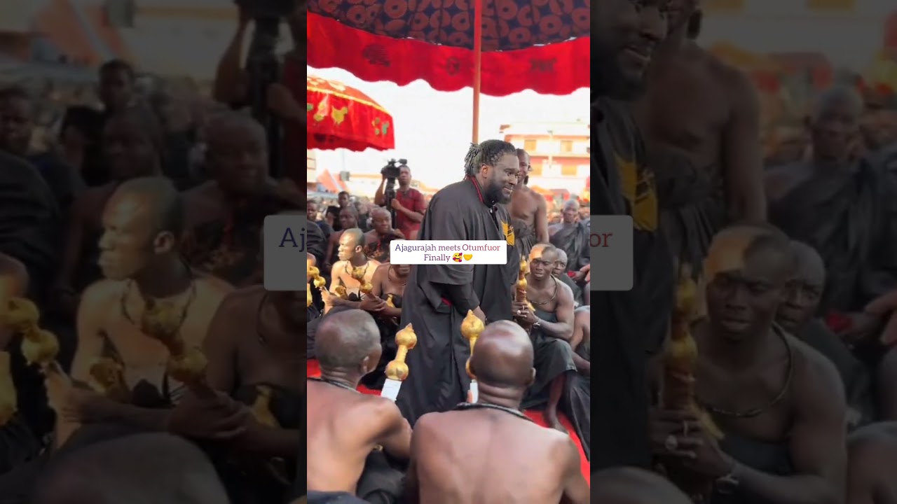Tumi Wura Ajagurajah finally meets Otumfuor Osei Tutu II oooo🥰🤩🤩🤩🤩