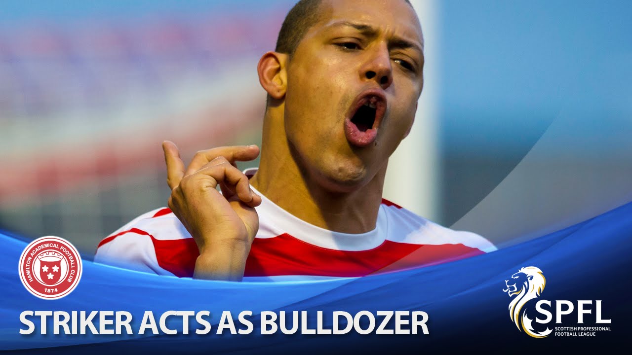 Powerful striker transforms into bulldozer to score!