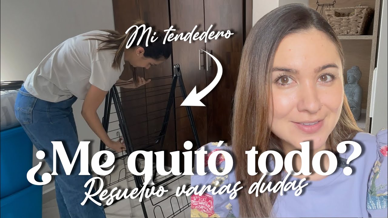 Un día conmigo + Mi nuevo tendedero de ropa  | Día de SOL