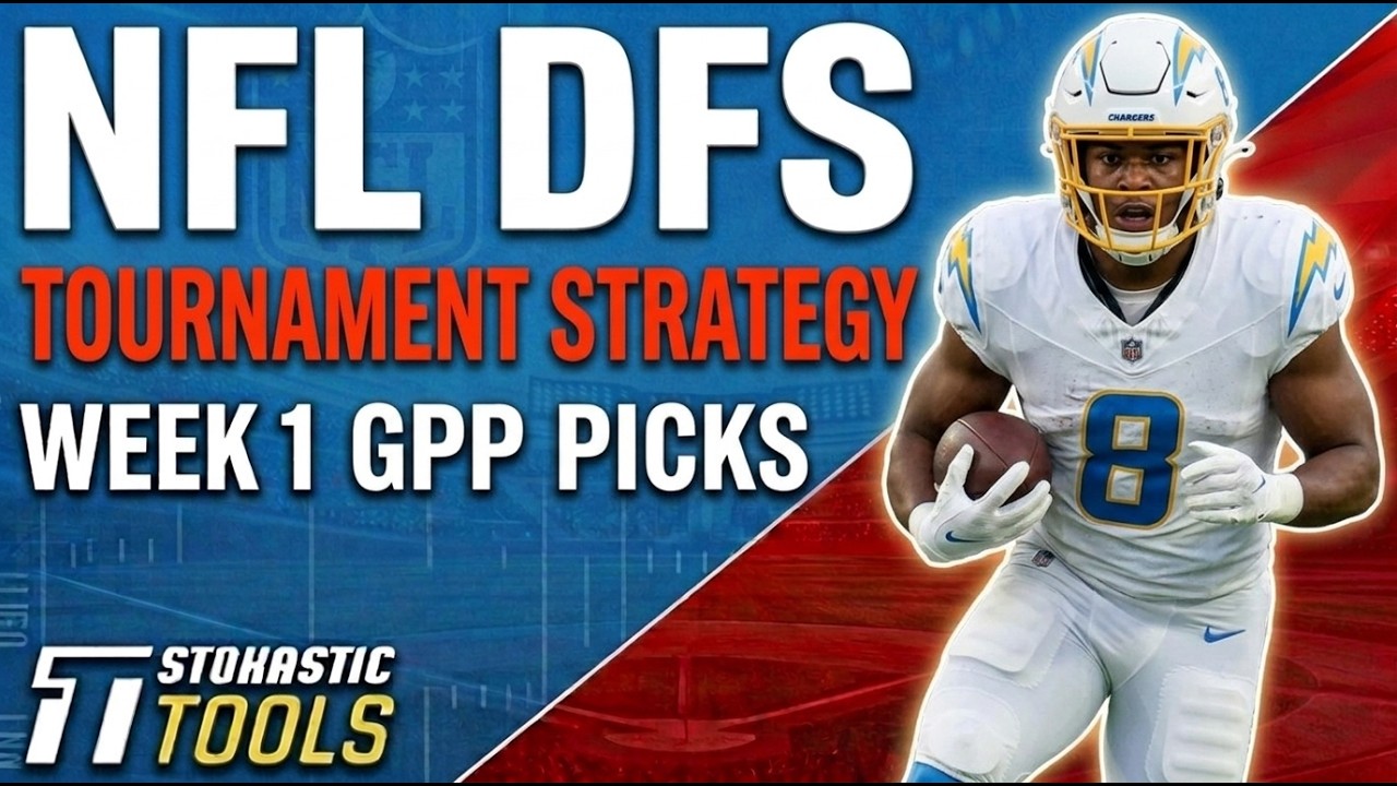 NFL DFS Sims Tournament Strategy Week 1 | NFL DFS Strategy