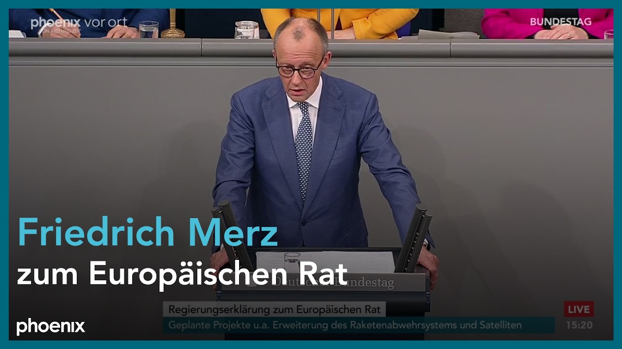 Regierungserklärung von Friedrich Merz zum Europäischen Rat am 17.12.25