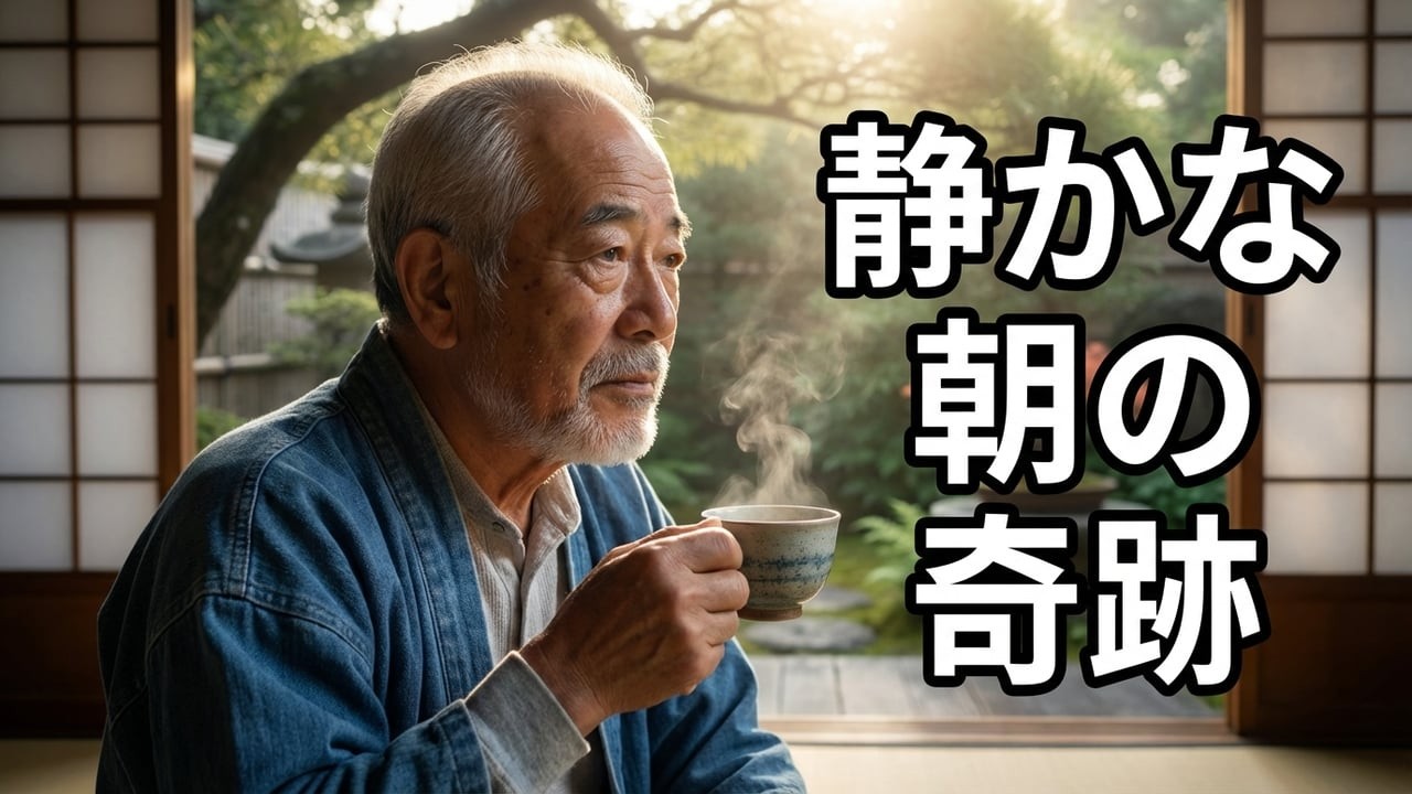 人生の 夕暮れ時、夫の背中を見て涙が出た理由。