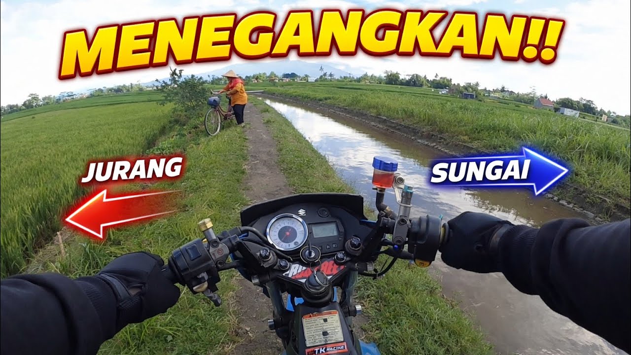 SERUUU!!! PERJALANAN LEWAT JALAN SAWAH || Motovlog arah Sumberpucung 