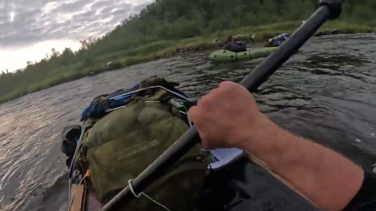 Karasjohka 2023 stryk nr 26, før Stuorragorzi (Storfossen)
