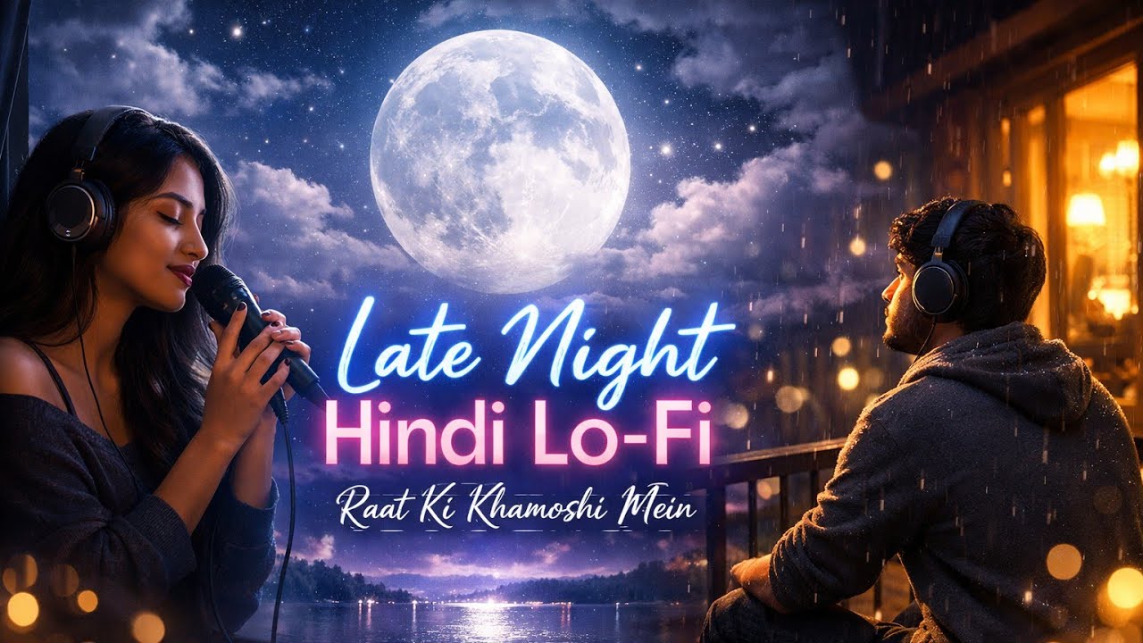 Late Night Hindi LoFi Song 🌙 Raat Ki Khamoshi Mein | Relaxing Love Song | Night Vibes | Chill Music
