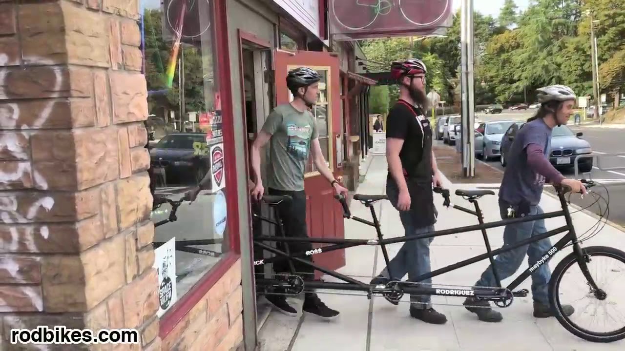Bicycle Built for 5 People - Rodriguez Bicycles in Seattle