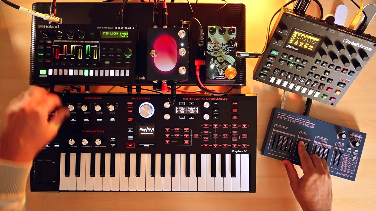 062▶️ Hydra ♒ (ASM Hydrasynth Explorer // Elektron Digitone // Dreadbox Nymphes // Roland TR6S)